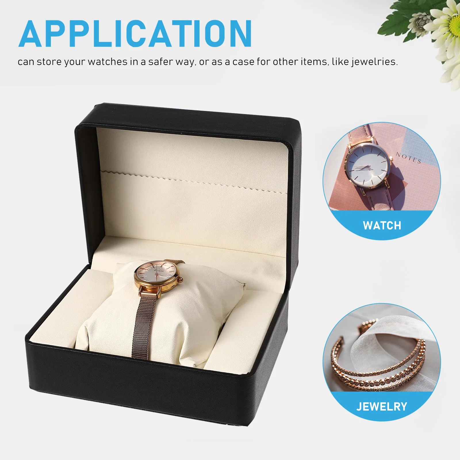 Watch Box Durable PU Storage Case Classic Design Travel Jewelry Display Case Storage Box Watch Container
Watch Box Durable PU Storage Case Classic Design Travel Jewelry Display Case Storage Box Watch Container