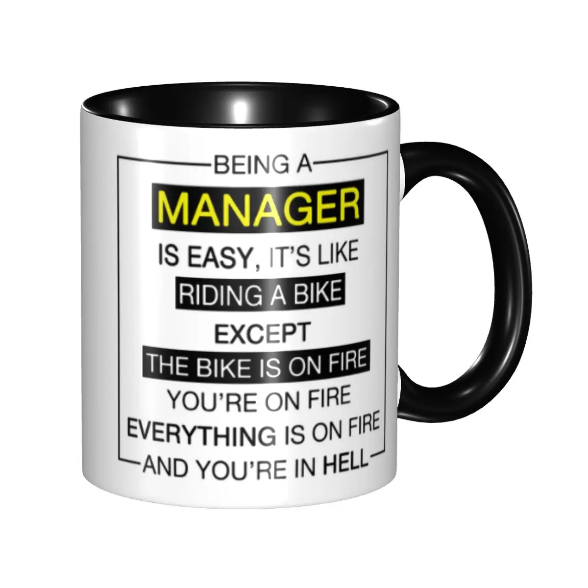 DIY Being A Manager Is Easy Ceramic Mug Personalized Coffee Cups Creative Present
DIY Being A Manager Is Easy Ceramic Mug Personalized Coffee Cups Creative Present