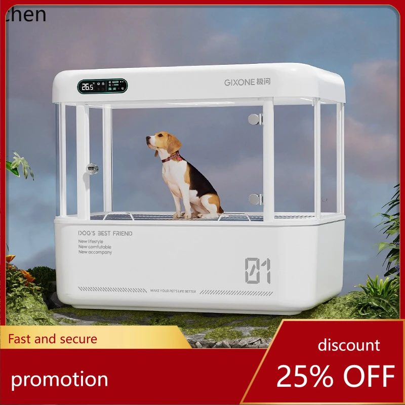 CZ New Wind Space Dog Cabin Pet Smart Deodorizing Dog Cage for Small and Medium Dogs with Constant Temperature and Toilet
CZ New Wind Space Dog Cabin Pet Smart Deodorizing Dog Cage for Small and Medium Dogs with Constant Temperature and Toilet