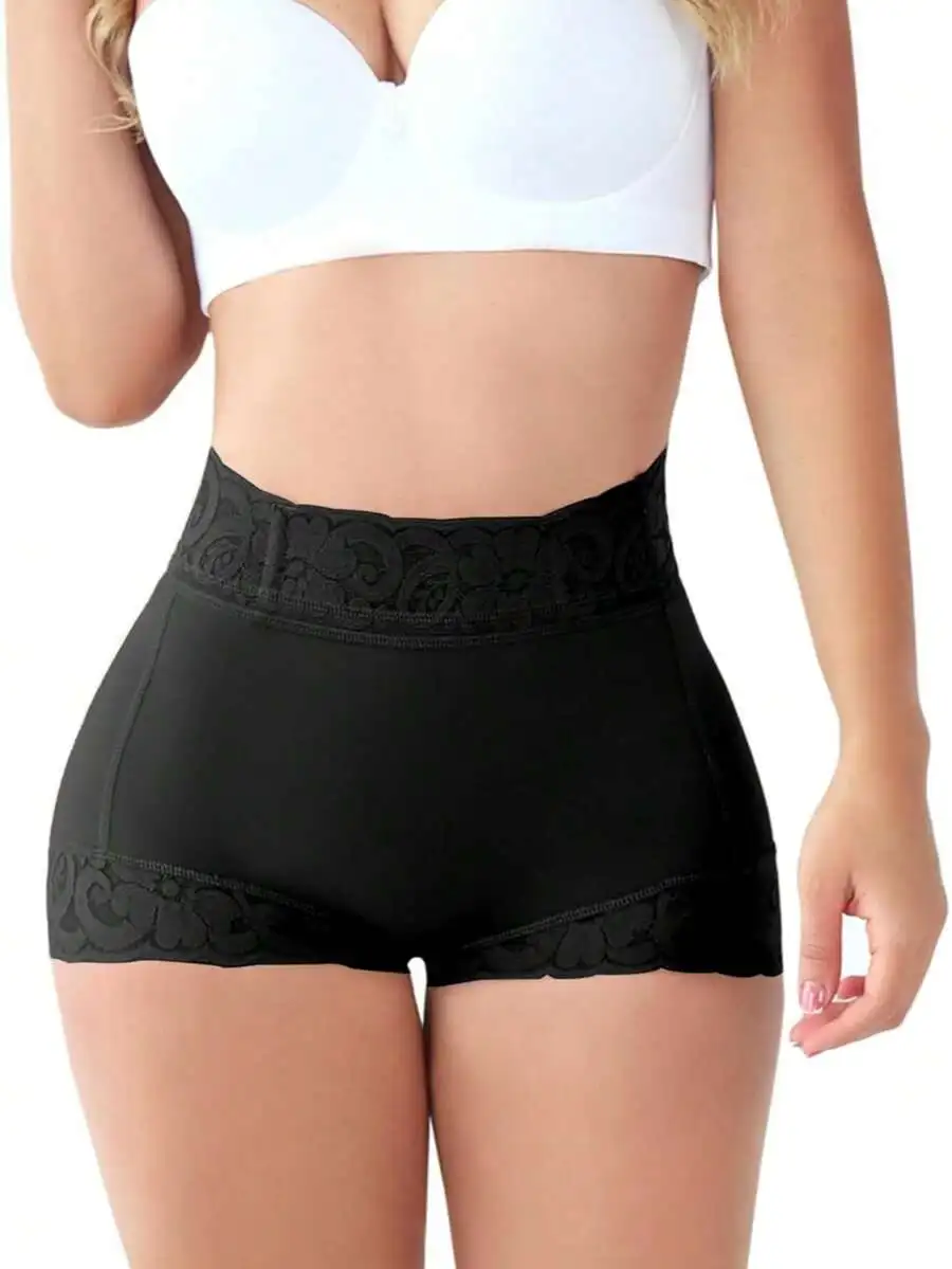 Women High Waisted Lace Shapewear Briefs Butt Lifter Tummy Control Black
Women High Waisted Lace Shapewear Briefs Butt Lifter Tummy Control Black