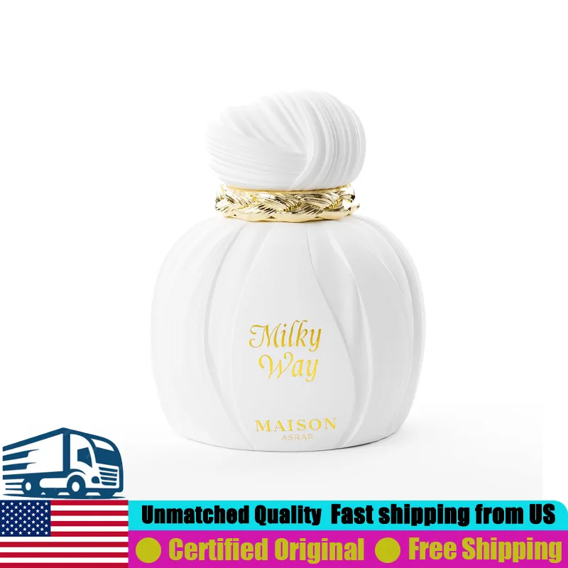 MAISON ASRAR Milky Way Eau de Parfum Spray 3.4 Oz (100 мл) — Премиальный арабский парфюм унисекс с феромонами, стойкий, свежий, восточный аромат
MAISON ASRAR Milky Way Eau de Parfum Spray 3.4 Oz (100 мл) — Премиальный арабский парфюм унисекс с феромонами, стойкий, свежий, восточный аромат
