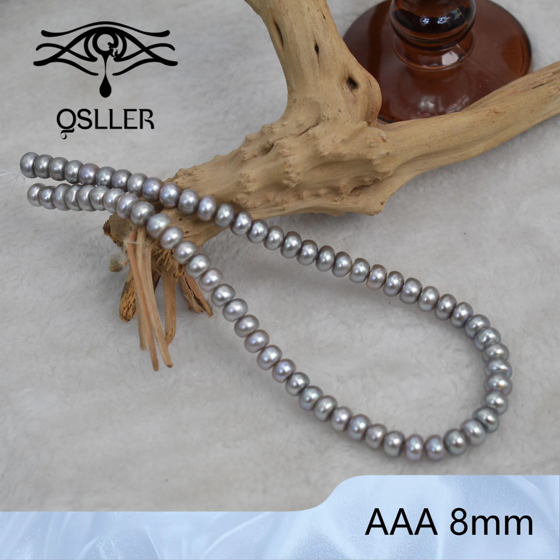 8mm Natural Freshwater Pearl Loose Bead Bread-Shape Irradiated Gray Flat Beads for DIY Jewelry Making Strong Luster DIY Necklace
8mm Natural Freshwater Pearl Loose Bead Bread-Shape Irradiated Gray Flat Beads for DIY Jewelry Making Strong Luster DIY Necklace