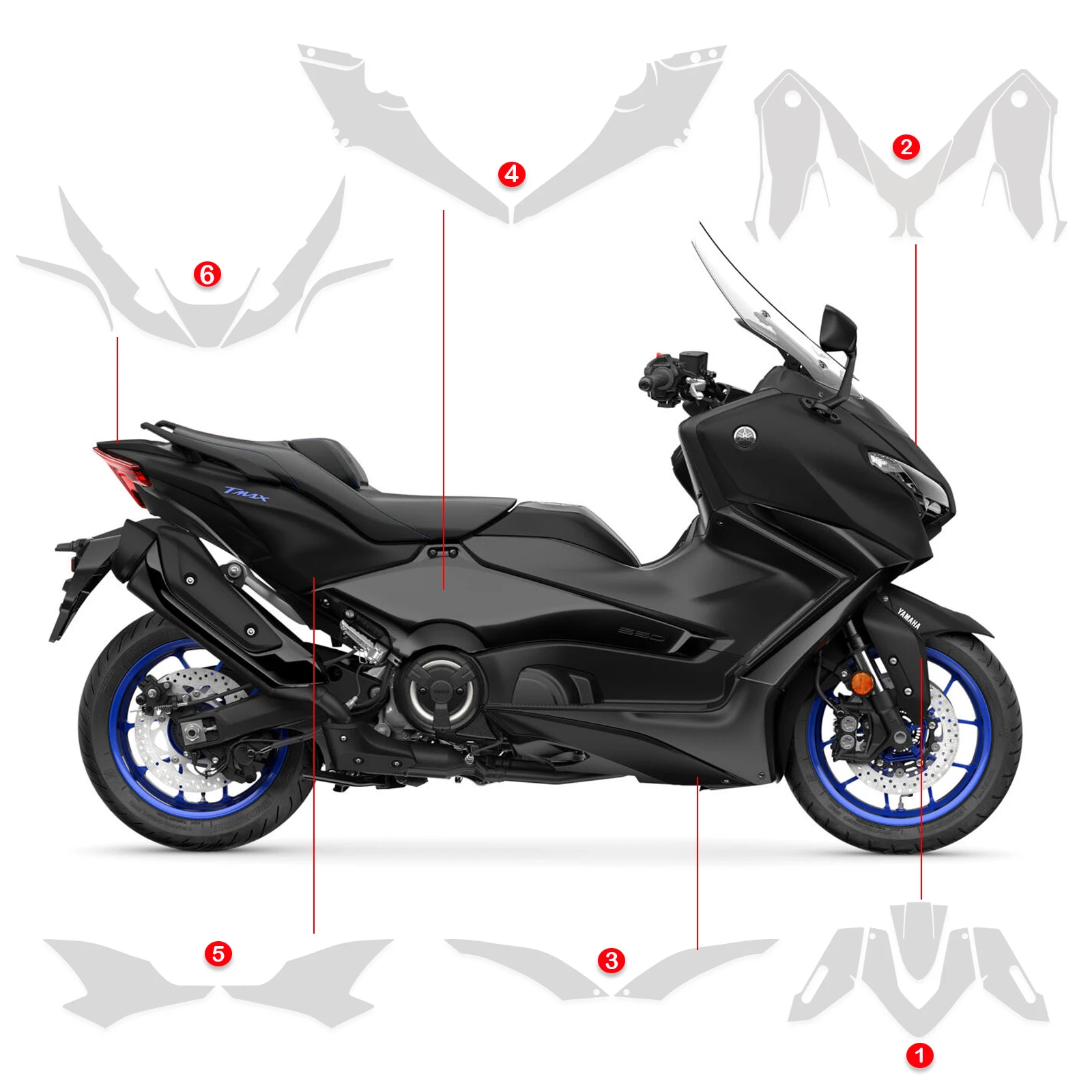 For Yamaha Tmax 560 TMAX 2025 TPU Transparent Film 2025 TMAX 560 PPF Protective Film Motorcycle Anti-scratch Invisible Car Cover
For Yamaha Tmax 560 TMAX 2025 TPU Transparent Film 2025 TMAX 560 PPF Protective Film Motorcycle Anti-scratch Invisible Car Cover