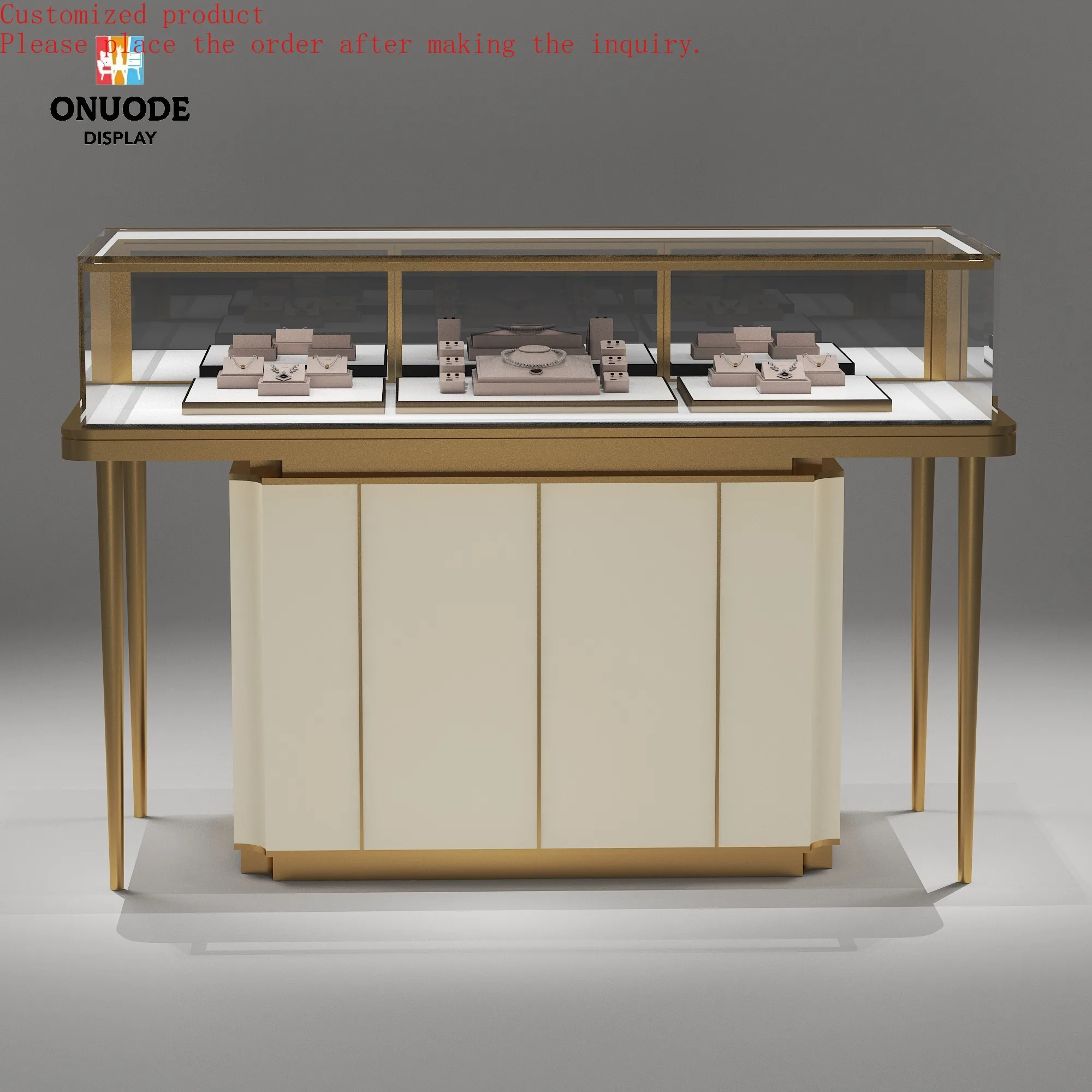 Custom.High-End Custom Portable Glass Display Case for Jewelry Unique Retail Furniture with LED Lighting for Trade Shows
Custom.High-End Custom Portable Glass Display Case for Jewelry Unique Retail Furniture with LED Lighting for Trade Shows