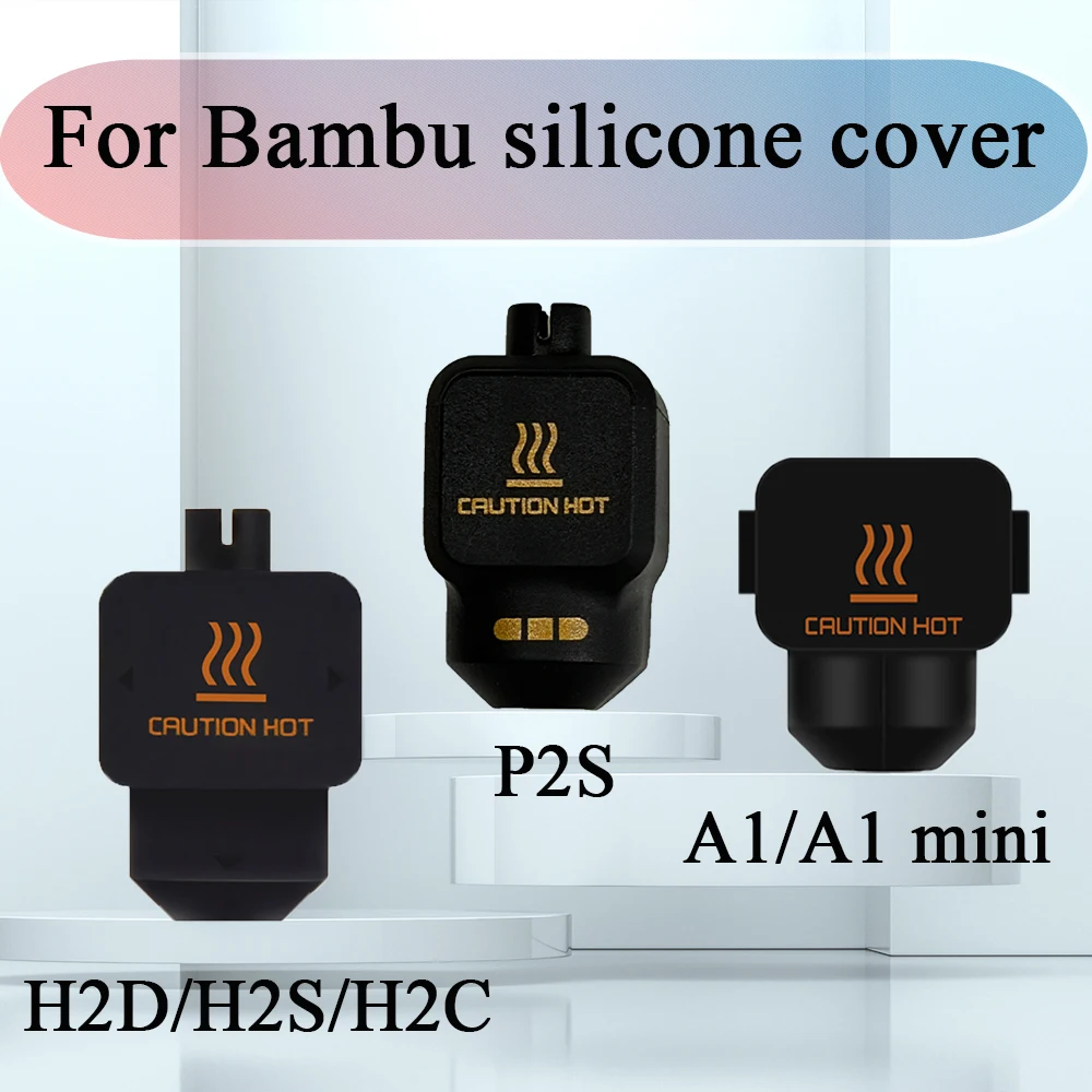 Silicone Socks For Bambu Lab H2D/P2S/A1/A1 mini 3D Printer Hotend Extruder Protective Cover Heater Block Silicone Sleeve Cover
Silicone Socks For Bambu Lab H2D/P2S/A1/A1 mini 3D Printer Hotend Extruder Protective Cover Heater Block Silicone Sleeve Cover