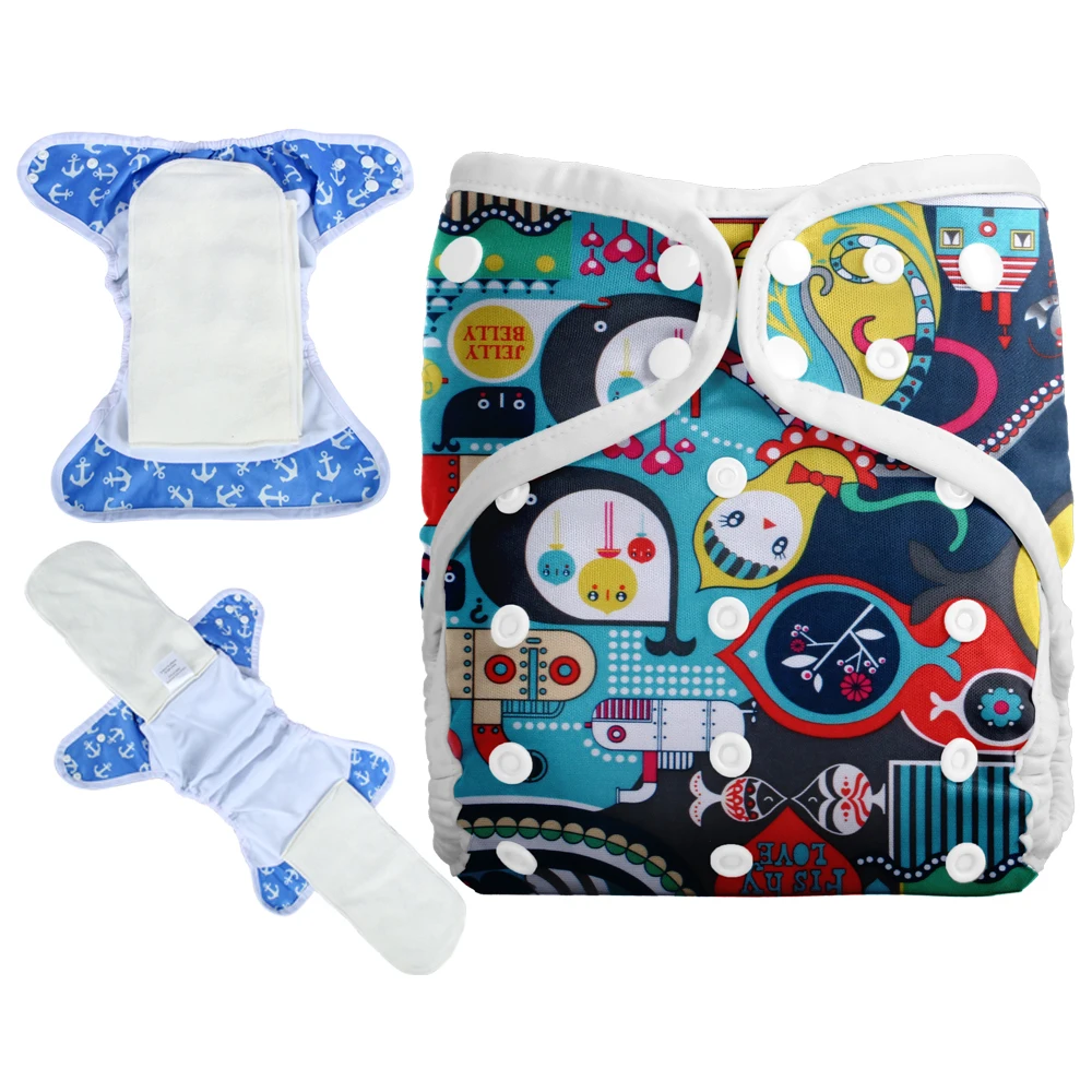 Kawaii Print Adjustable Baby Cloth Diaper Infant Reusable Nappy Changing Eco-friendly All In 1 Diaper With 2 Inserts Fit 3-15kg
Kawaii Print Adjustable Baby Cloth Diaper Infant Reusable Nappy Changing Eco-friendly All In 1 Diaper With 2 Inserts Fit 3-15kg