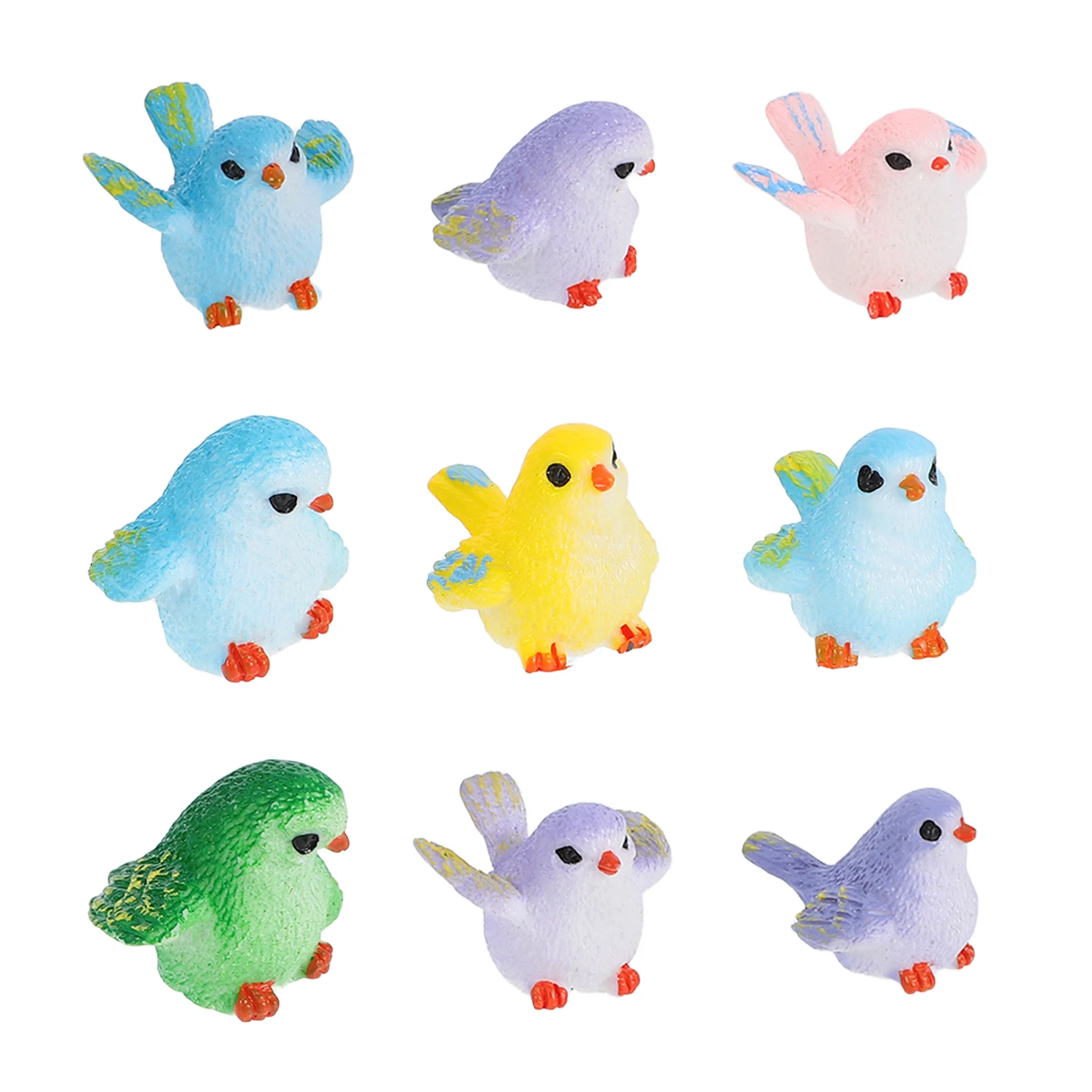 9 Pcs Miniature Garden Resin Figurines Cute Tiny Birds Decorative Statues Realistic Animal Sculptures Waterproof Desk naments
9 Pcs Miniature Garden Resin Figurines Cute Tiny Birds Decorative Statues Realistic Animal Sculptures Waterproof Desk naments