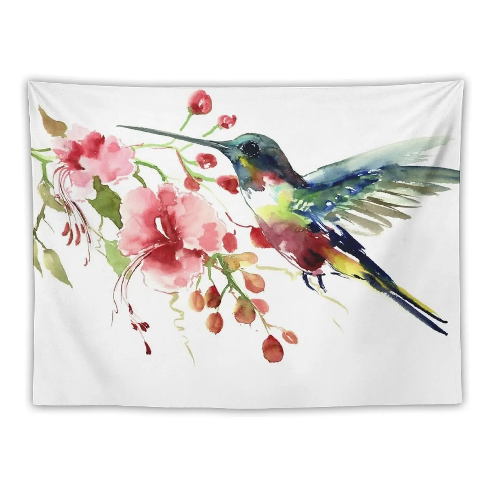 Hummingbird and Flowers Tapestry Room Ornaments Aesthetics For Room For Bedroom Tapestry
Hummingbird and Flowers Tapestry Room Ornaments Aesthetics For Room For Bedroom Tapestry