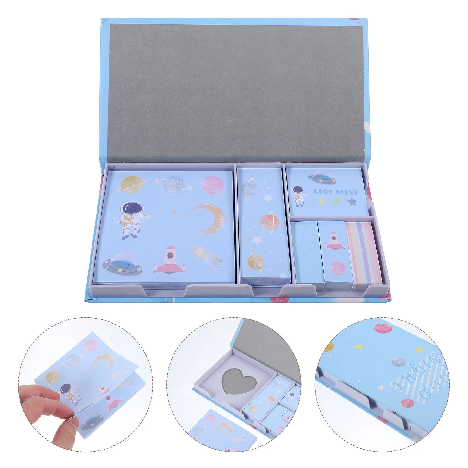 Notepad Notes Set Cute Stickers Self-adhesive Memorandum Household Simple Design Home Accessories Office
Notepad Notes Set Cute Stickers Self-adhesive Memorandum Household Simple Design Home Accessories Office
