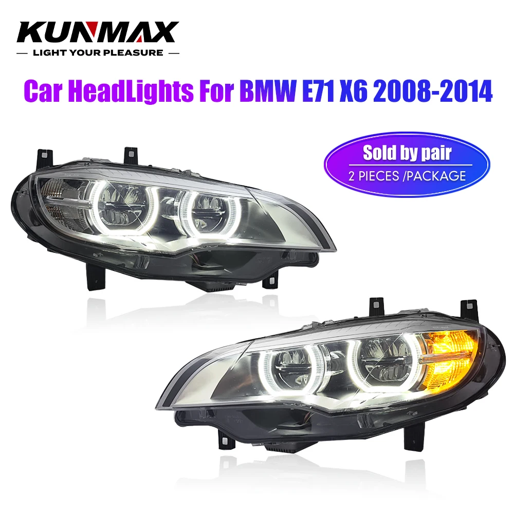 Pair Of LED Car Headlight Assembly For BMW E71X6 2008-2014 Front Lights Headlamp DRL Headlights Tuning Light Accessories Parts
Pair Of LED Car Headlight Assembly For BMW E71X6 2008-2014 Front Lights Headlamp DRL Headlights Tuning Light Accessories Parts