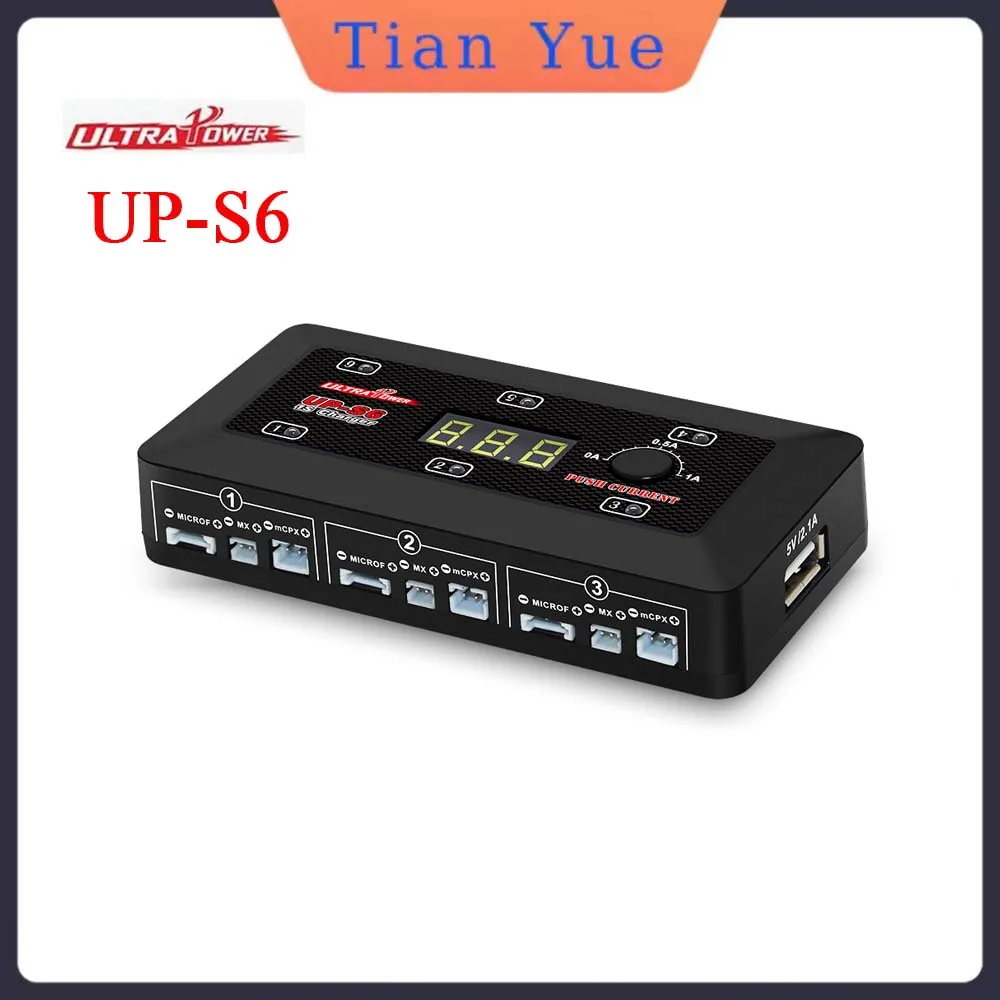 Ultra Power UP-S6 3.7V 1S Lipo LiHV Battery Charger Micro MX mCPX USB Port for Blade Inductrix RC Racing Drone Quadcopter
Ultra Power UP-S6 3.7V 1S Lipo LiHV Battery Charger Micro MX mCPX USB Port for Blade Inductrix RC Racing Drone Quadcopter