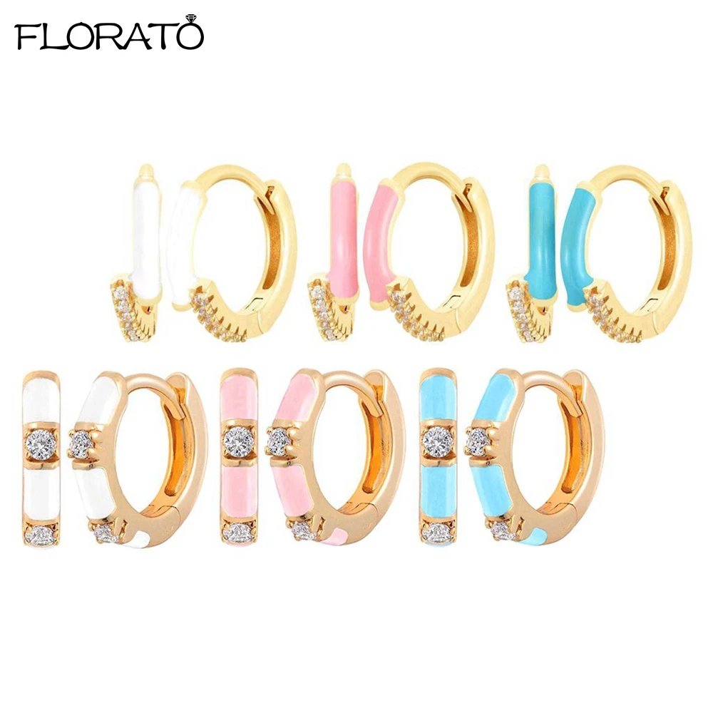 925 Sterling Silver Needle Candy Enamel Circle Earrings Small Fashion 18K Gold Hoop Earrings for Women Party Trendy Jewelry Gift
925 Sterling Silver Needle Candy Enamel Circle Earrings Small Fashion 18K Gold Hoop Earrings for Women Party Trendy Jewelry Gift