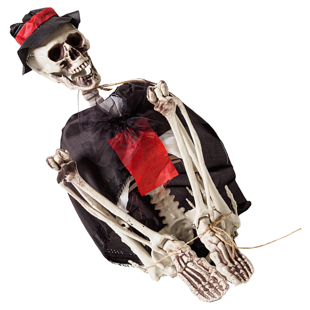 Simulation Decoration 90cm Plastic Halloween Decorations Spooky Trick Props Scary Skeletons Indoor Outdoor
Simulation Decoration 90cm Plastic Halloween Decorations Spooky Trick Props Scary Skeletons Indoor Outdoor