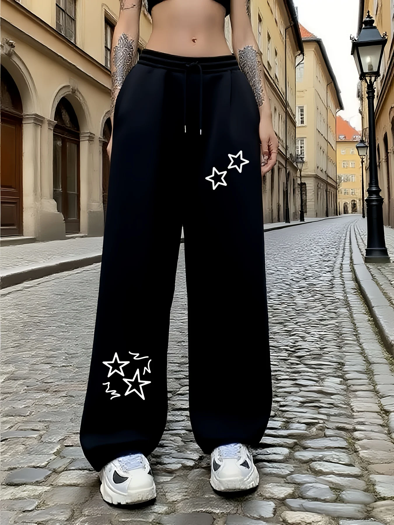 Женские осенне-зимние свободные прямые флисовые спортивные штаны больших размеров с эластичным поясом, уличная одежда больших размеров, универсальные
Женские осенне-зимние свободные прямые флисовые спортивные штаны больших размеров с эластичным поясом, уличная одежда больших размеров, универсальные