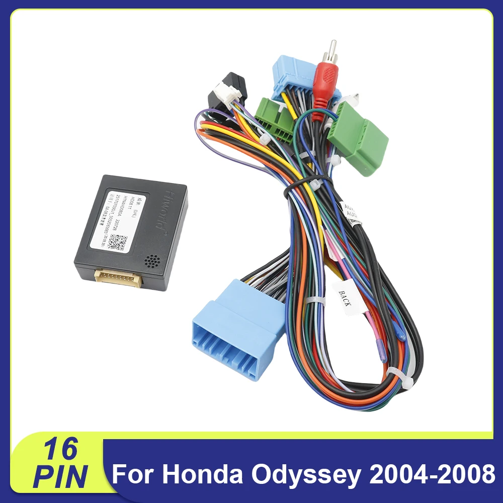 16-контактный адаптер для автомобильной проводки Honda Odyssey 2004-2008 HD08.11, декодер Canbus, кабель питания для Android-радио
16-контактный адаптер для автомобильной проводки Honda Odyssey 2004-2008 HD08.11, декодер Canbus, кабель питания для Android-радио