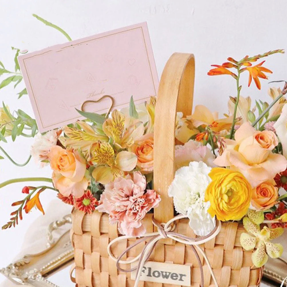 Portable Flower Basket Photo Prop Container Baskets for Gifts Hand-Woven Bamboo Storage
Portable Flower Basket Photo Prop Container Baskets for Gifts Hand-Woven Bamboo Storage