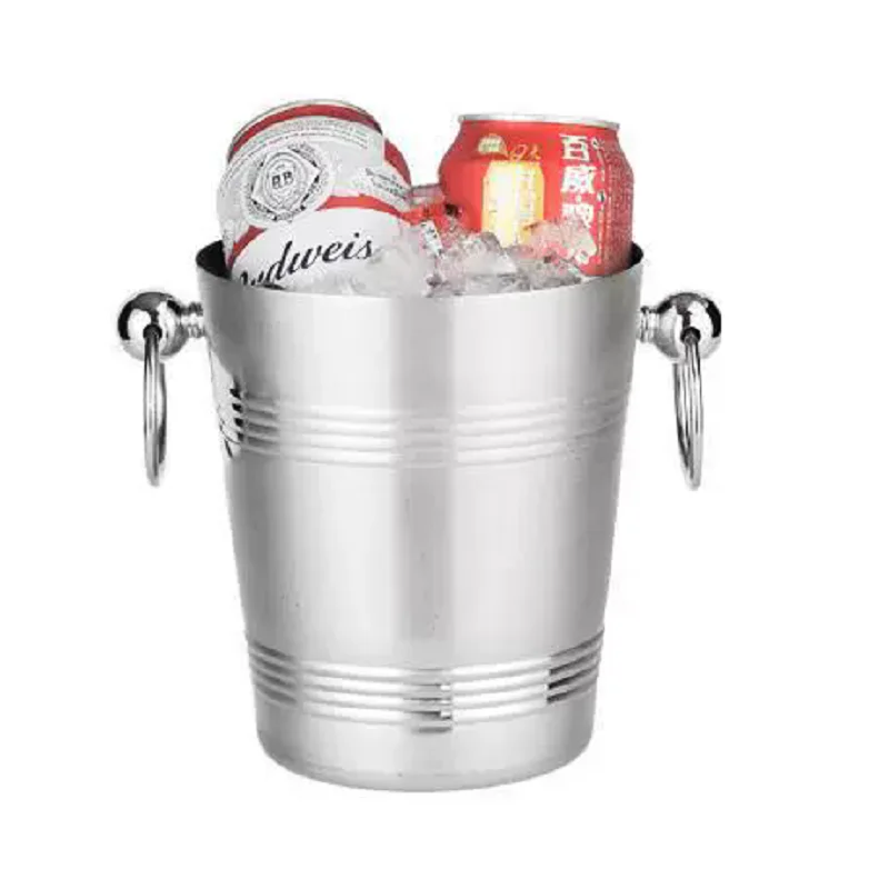 2L/4L European Style Stainless Steel Ice Bucket Wine Champagne Wine Chiller Wine Bottle Cooler Beer Chiller Ice Barrel Bar Tools
2L/4L European Style Stainless Steel Ice Bucket Wine Champagne Wine Chiller Wine Bottle Cooler Beer Chiller Ice Barrel Bar Tools