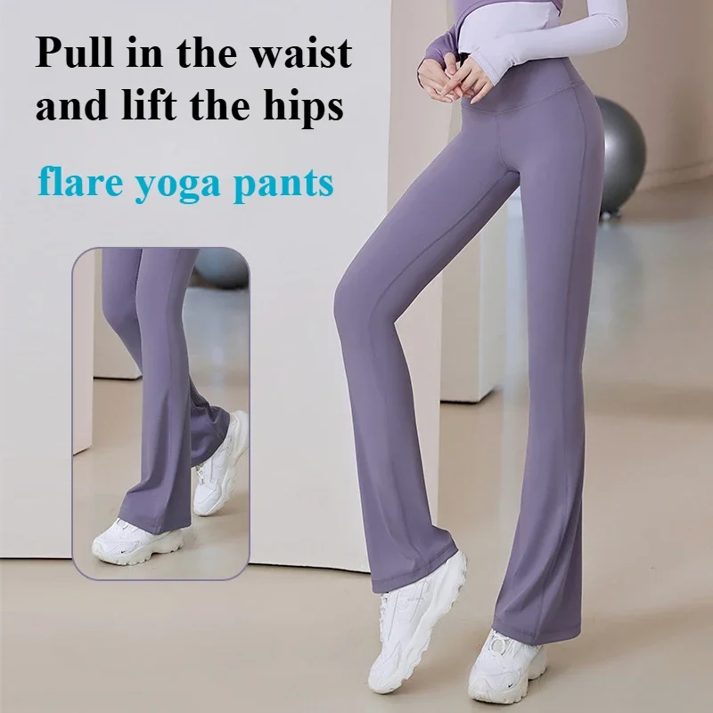 Slim Yoga Flared Pants Women Fitness Tight Lift Hip High Waist Slim Elegant Sports Yoga Flared Pants
Slim Yoga Flared Pants Women Fitness Tight Lift Hip High Waist Slim Elegant Sports Yoga Flared Pants