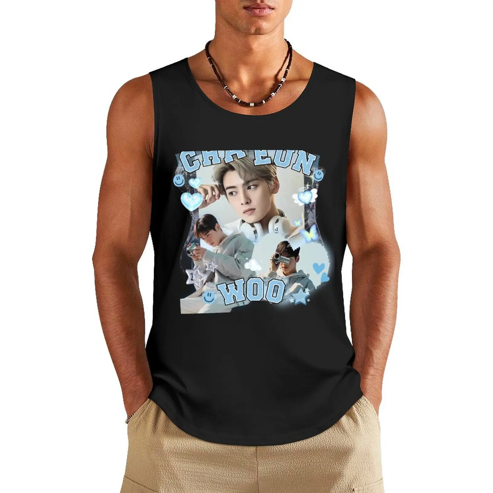 Cha Eun-woo Astro K-pop Kdrama Collage Art Tank Top tops sleeveless jackets T-shirt male
Cha Eun-woo Astro K-pop Kdrama Collage Art Tank Top tops sleeveless jackets T-shirt male