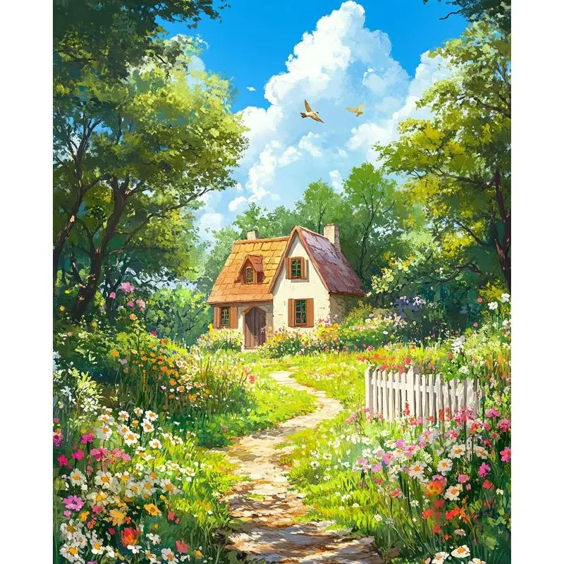 PhotoCustom Diy Paint By Numbers Landscape Coloring By Number Handmade Jungle Cabin For Adult Unique Home Decor Gift
PhotoCustom Diy Paint By Numbers Landscape Coloring By Number Handmade Jungle Cabin For Adult Unique Home Decor Gift