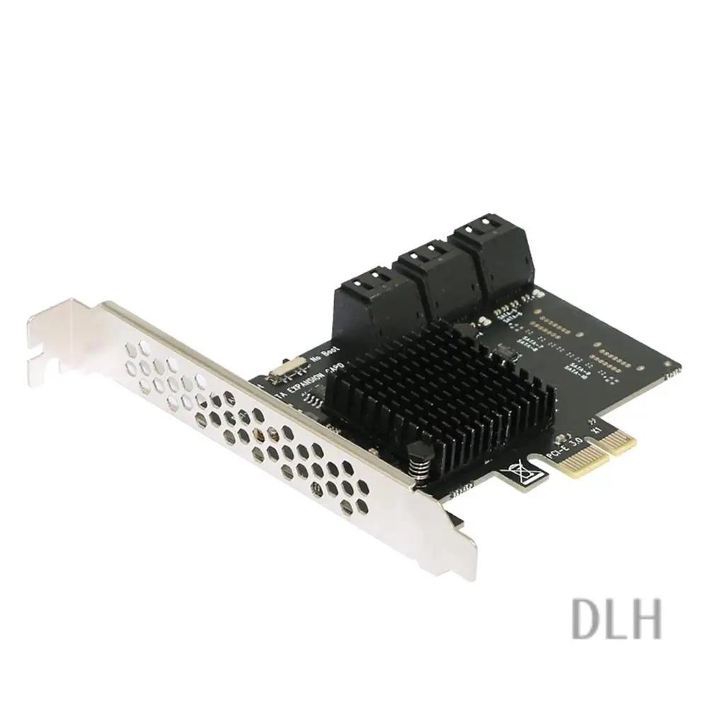 VO-PCI-E до 6-портовой карты расширения SATA3.0 X1 Настольный сервер Native AHCI Не поддерживает Raid Arrays
VO-PCI-E до 6-портовой карты расширения SATA3.0 X1 Настольный сервер Native AHCI Не поддерживает Raid Arrays