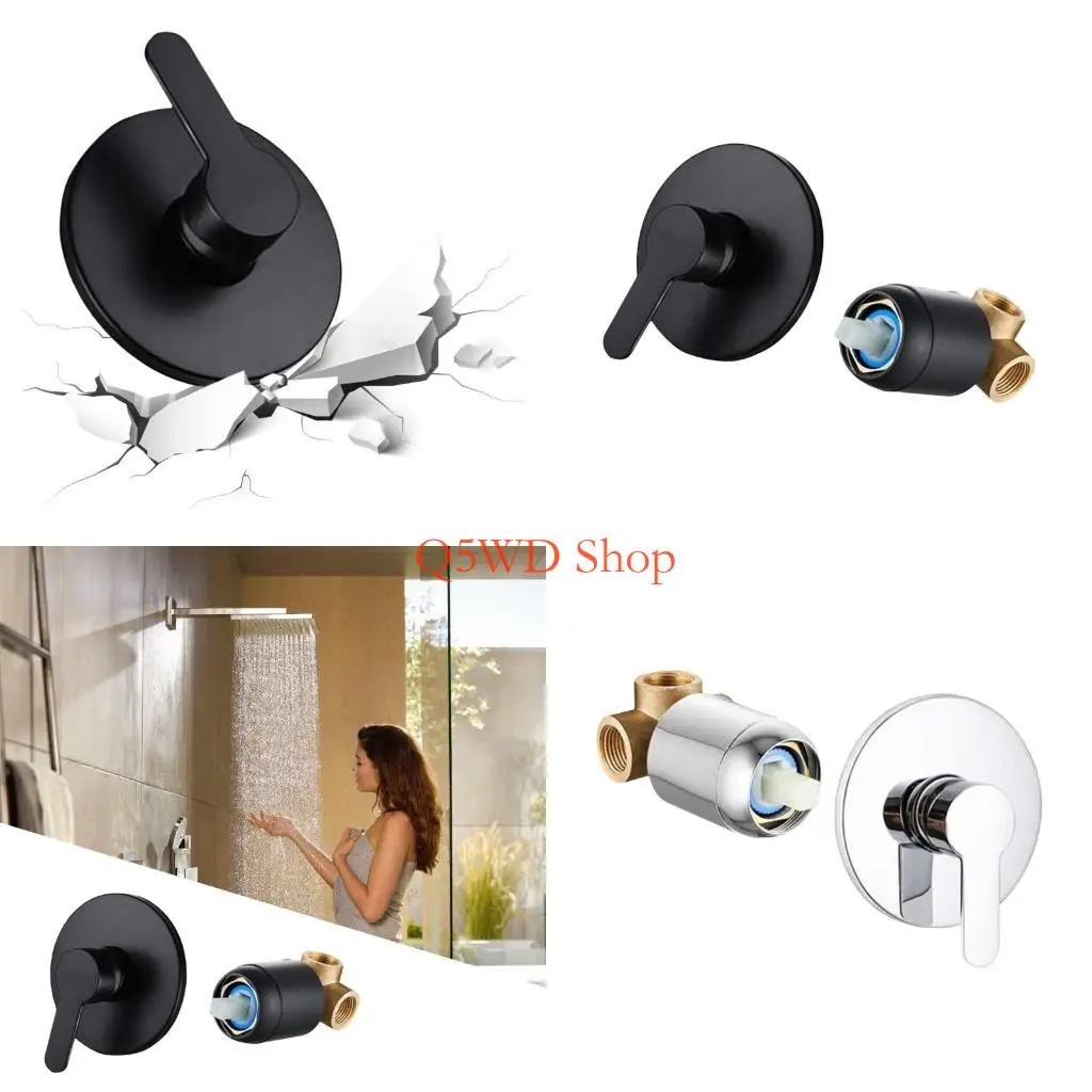 Q5WD Styles Shower Valves set Single Handle Shower Systems Elegant Shower Valves with Trim set 10cm Length Handle for House
Q5WD Styles Shower Valves set Single Handle Shower Systems Elegant Shower Valves with Trim set 10cm Length Handle for House