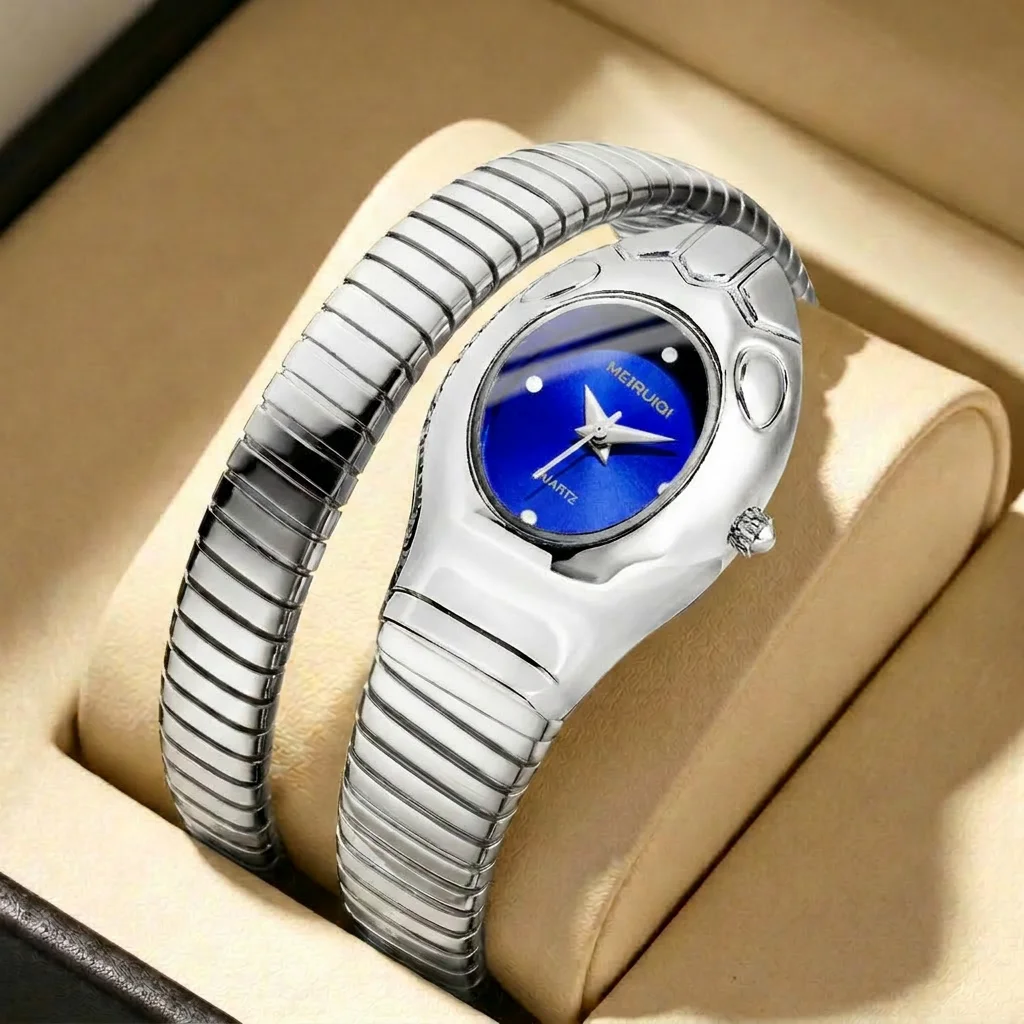 1pcs Women's blue dial alloy strap vintage fashion sparkling bracelet jewelry details Quartz Watch for business party holiday
1pcs Women's blue dial alloy strap vintage fashion sparkling bracelet jewelry details Quartz Watch for business party holiday