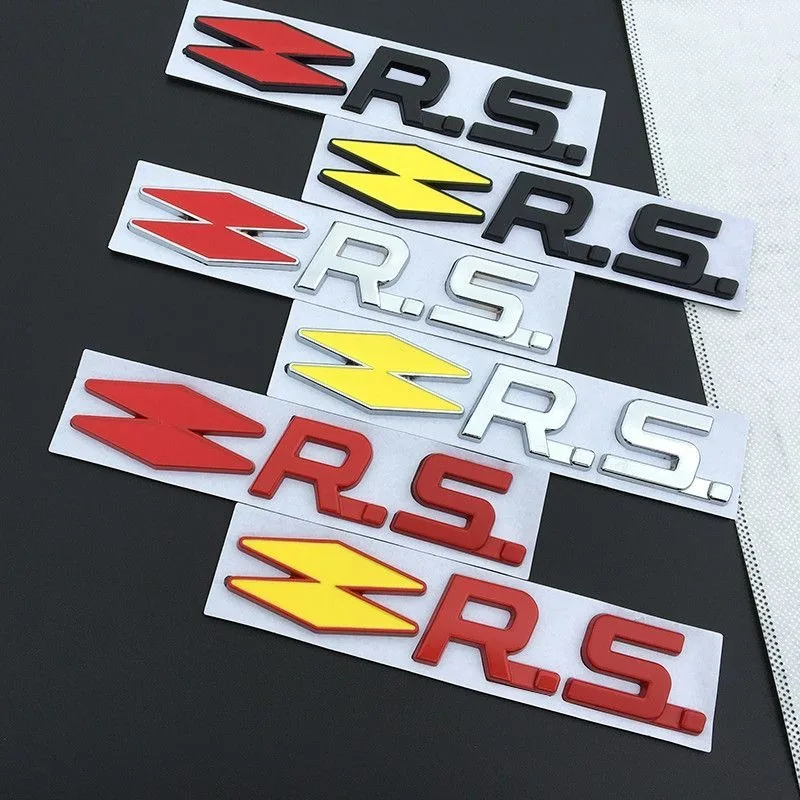 The metal modified RS sticker is suitable for the KIA Renault sports version of the small steel cannon Megan
The metal modified RS sticker is suitable for the KIA Renault sports version of the small steel cannon Megan