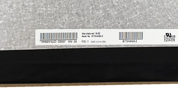 B173HAN04.2 fit B173HAN04.3 NV173FHM-N4C NV173FHM-N46 N173HCE-E3A 17.3'' IPS Laptop LCD Screen 1920*1080 EDP 30 Pins
B173HAN04.2 fit B173HAN04.3 NV173FHM-N4C NV173FHM-N46 N173HCE-E3A 17.3'' IPS Laptop LCD Screen 1920*1080 EDP 30 Pins