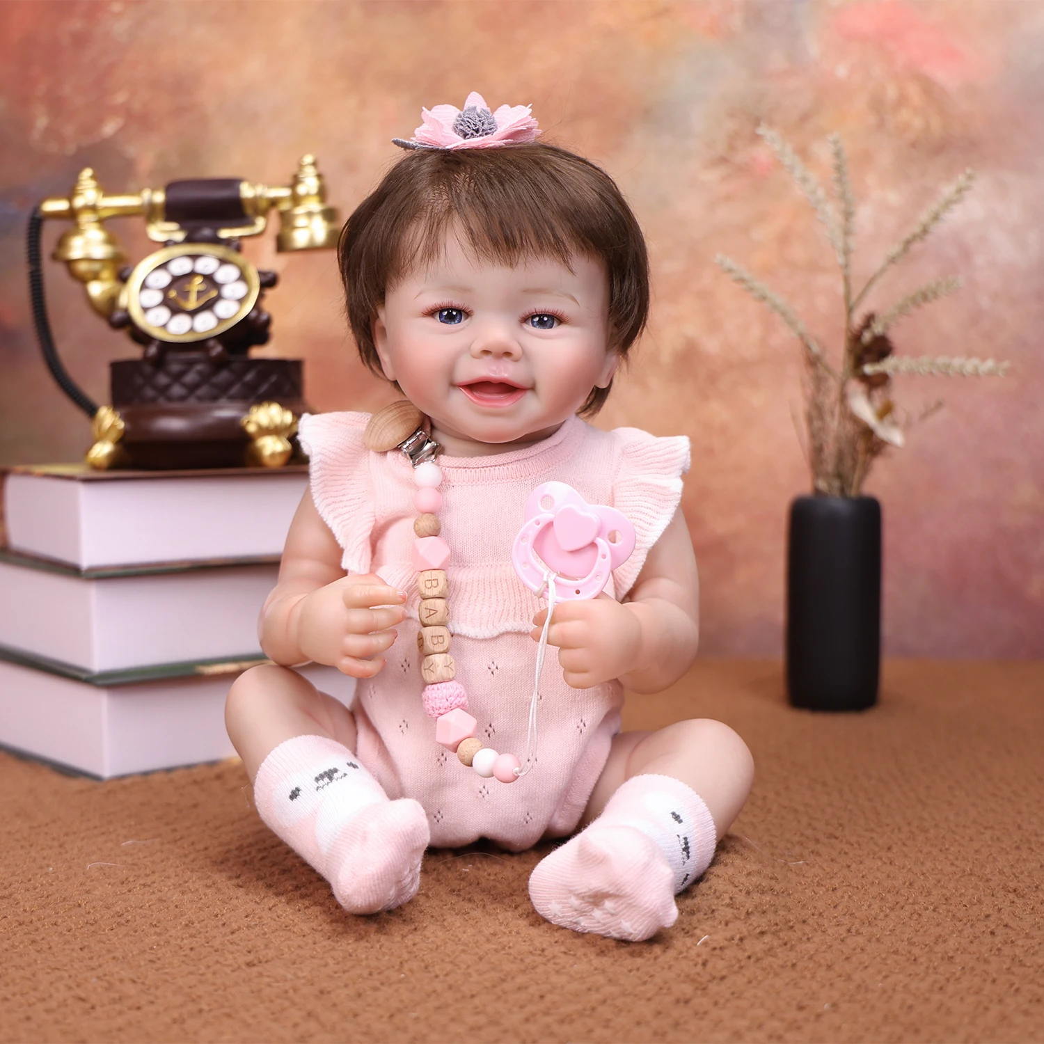 KEIUMI 48CM Finished Reborn Baby Dolls Realistic Silicone Vinyl Newborn 3D Skin Visible Veins DIY Toys Bebe Girl Christmas Gift
KEIUMI 48CM Finished Reborn Baby Dolls Realistic Silicone Vinyl Newborn 3D Skin Visible Veins DIY Toys Bebe Girl Christmas Gift