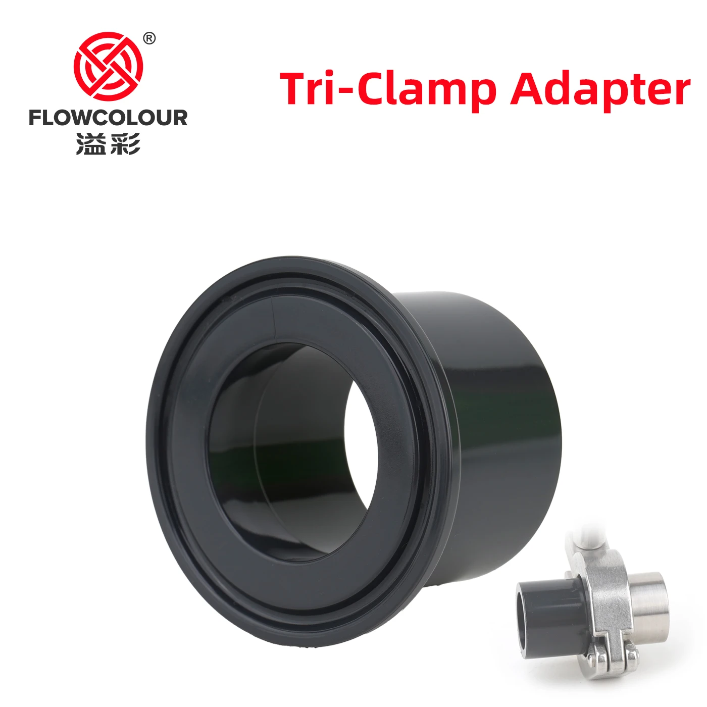 Flowcolour Grey UPVC Tri-Clamp Adapter, Industrial PVC Connector, Pipe Fitting, Accessory
Flowcolour Grey UPVC Tri-Clamp Adapter, Industrial PVC Connector, Pipe Fitting, Accessory