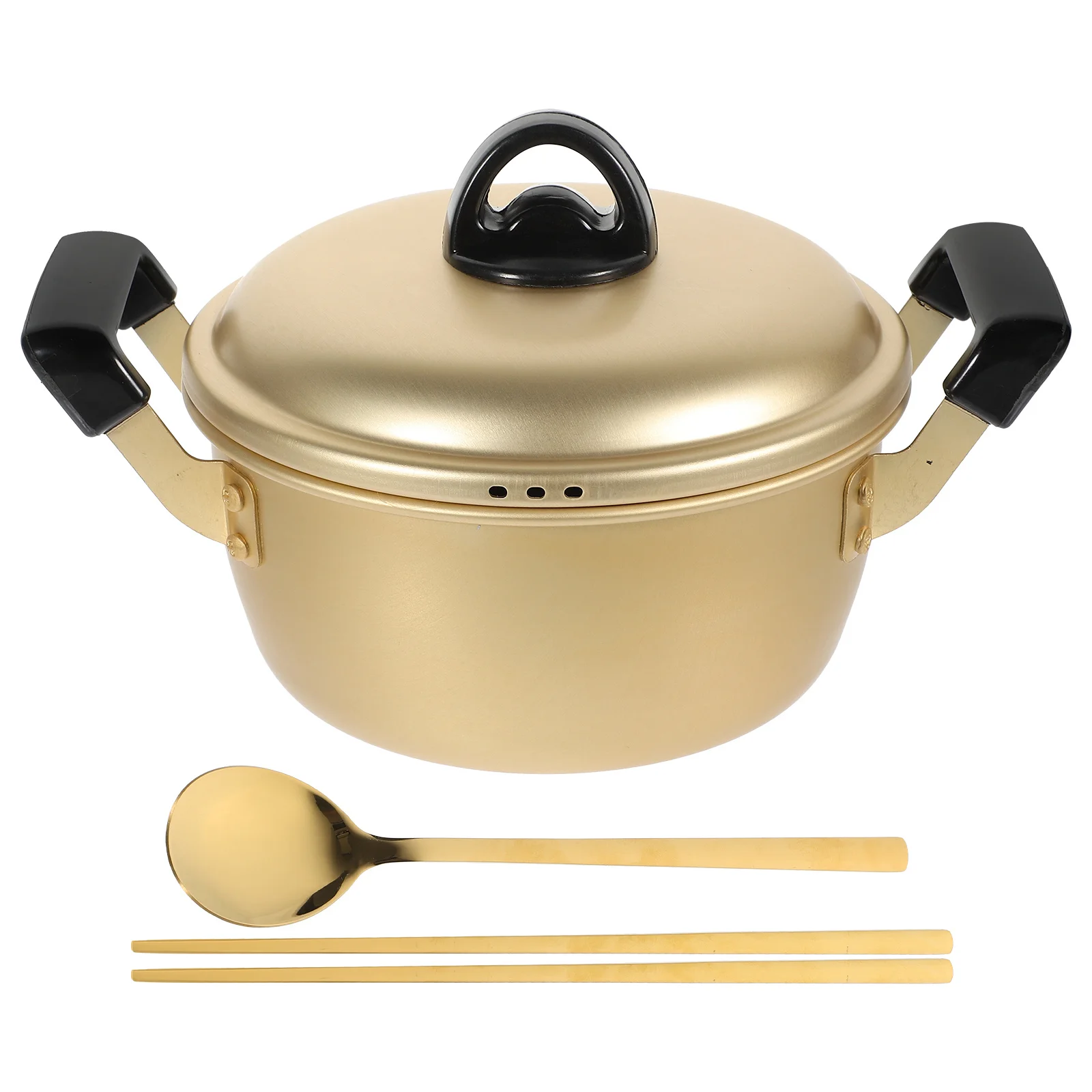 Ramen Pot Korean Cooking Cooker Metal Soup Noodle Pots for Instant Noodles Lidded Chopsticks
Ramen Pot Korean Cooking Cooker Metal Soup Noodle Pots for Instant Noodles Lidded Chopsticks