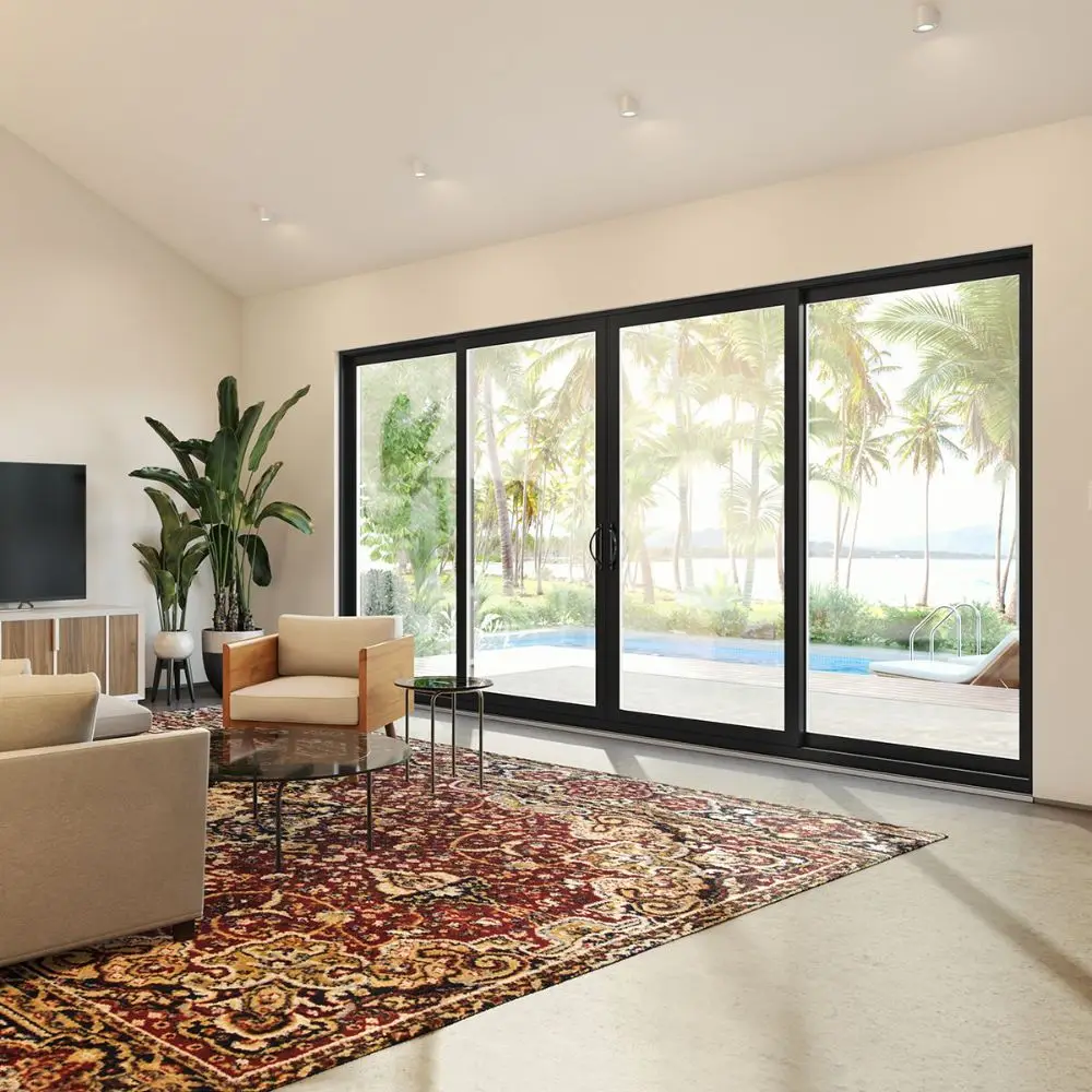 Minimalist Waterproof Sliding Door with Double Glazing Tempered Glass for Living Room & Kitchen Heavy-Duty Patio Sliding Doors
Minimalist Waterproof Sliding Door with Double Glazing Tempered Glass for Living Room & Kitchen Heavy-Duty Patio Sliding Doors