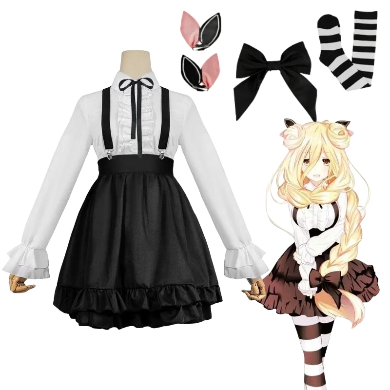 Anime DATE A LIVE Hoshimiya Mukuro Cosplay Costume Tops Skirt Tie Bow Lovely Maid Attire Full Set Comic-Con Carnival Clothing
Anime DATE A LIVE Hoshimiya Mukuro Cosplay Costume Tops Skirt Tie Bow Lovely Maid Attire Full Set Comic-Con Carnival Clothing