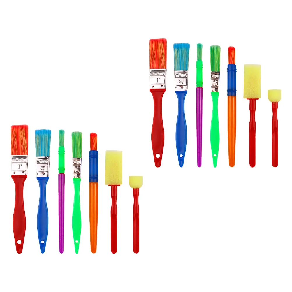 14 pcs Painting Tools Kids Brushes Watercolor Oil Drawing Student Accessories Safe High Quality Fun Supplies
14 pcs Painting Tools Kids Brushes Watercolor Oil Drawing Student Accessories Safe High Quality Fun Supplies