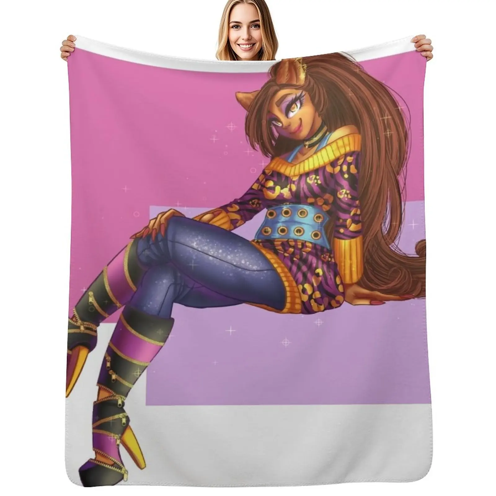 Clawdeen Wolf Throw Blanket Stain Resistant Cozy Warm Blanket
Clawdeen Wolf Throw Blanket Stain Resistant Cozy Warm Blanket