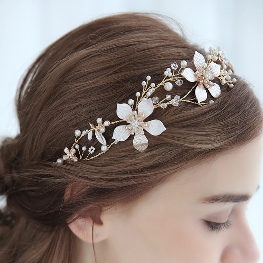 Golden Flower Wedding Party Bridal Accessories Elegant Everyday Wear Photo Bride Hair Accessories Prop Hair Tools
Golden Flower Wedding Party Bridal Accessories Elegant Everyday Wear Photo Bride Hair Accessories Prop Hair Tools