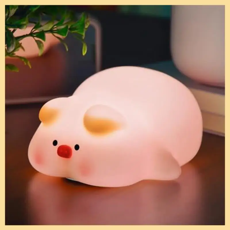 Ночник GOOD-Piggy, милая лампа Piggy, 3-уровневый ночник с регулируемой яркостью, 30-минутный таймер, ночник, розовый для комнаты
Ночник GOOD-Piggy, милая лампа Piggy, 3-уровневый ночник с регулируемой яркостью, 30-минутный таймер, ночник, розовый для комнаты