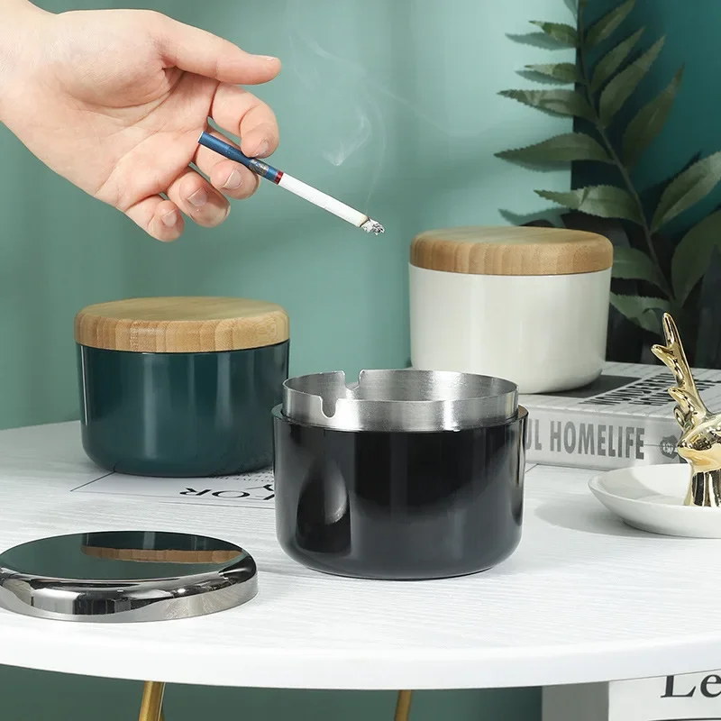 Stainless Steel Ashtray with Lid Ashtray with Cover Windproof Smoke Cup Thickened Detachable Ashtray
Stainless Steel Ashtray with Lid Ashtray with Cover Windproof Smoke Cup Thickened Detachable Ashtray
