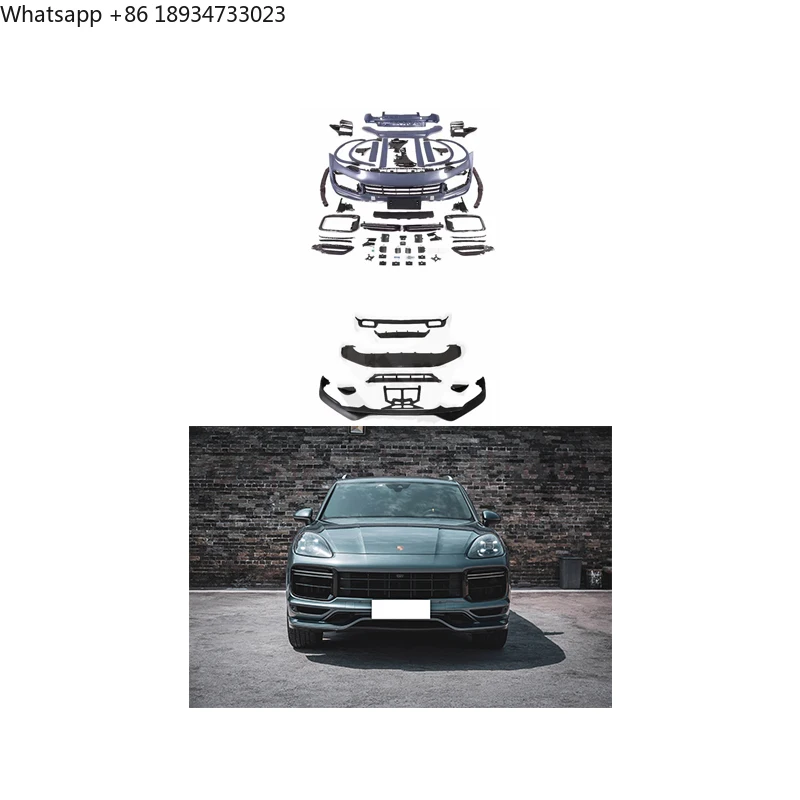 Facelift для Cayenne 9Y0.1 2018-2023, обновление до 9Y0.2 2024 9Y0.2, обновленный комплект Turbo + TKT с запахом
Facelift для Cayenne 9Y0.1 2018-2023, обновление до 9Y0.2 2024 9Y0.2, обновленный комплект Turbo + TKT с запахом