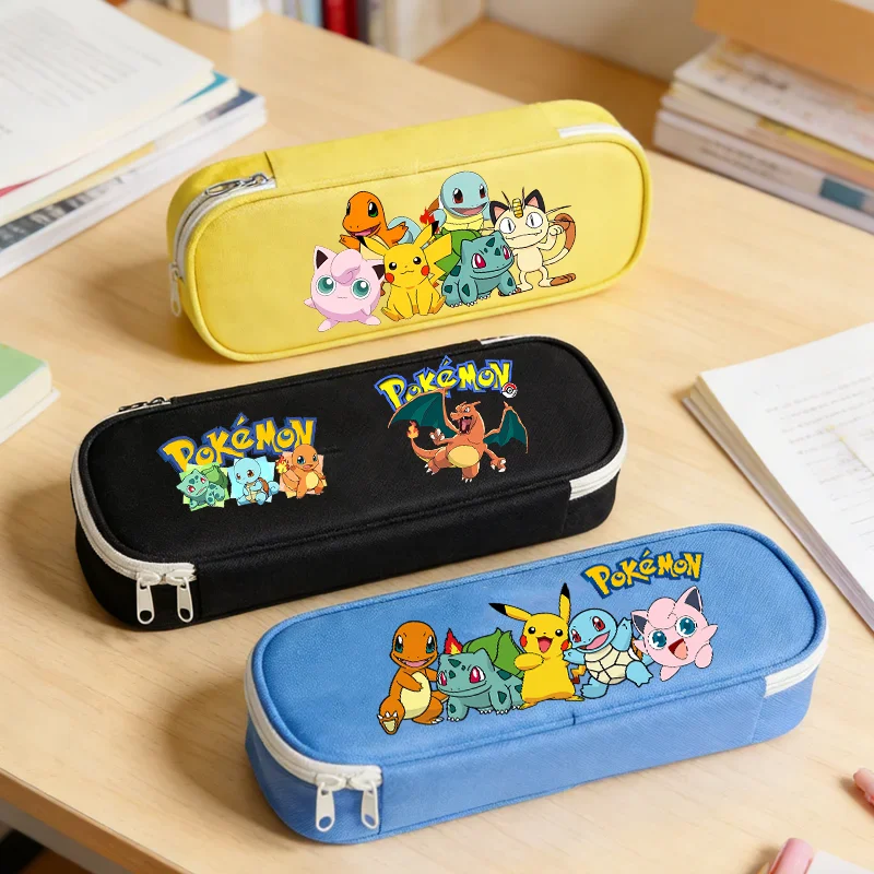 Pokemons Kids Pencil Box Cute Cartoon Pikachu Stationery Oxford Cloth Storage Pen Bag Student Supplies Boy Girl Pencilcase Gift
Pokemons Kids Pencil Box Cute Cartoon Pikachu Stationery Oxford Cloth Storage Pen Bag Student Supplies Boy Girl Pencilcase Gift