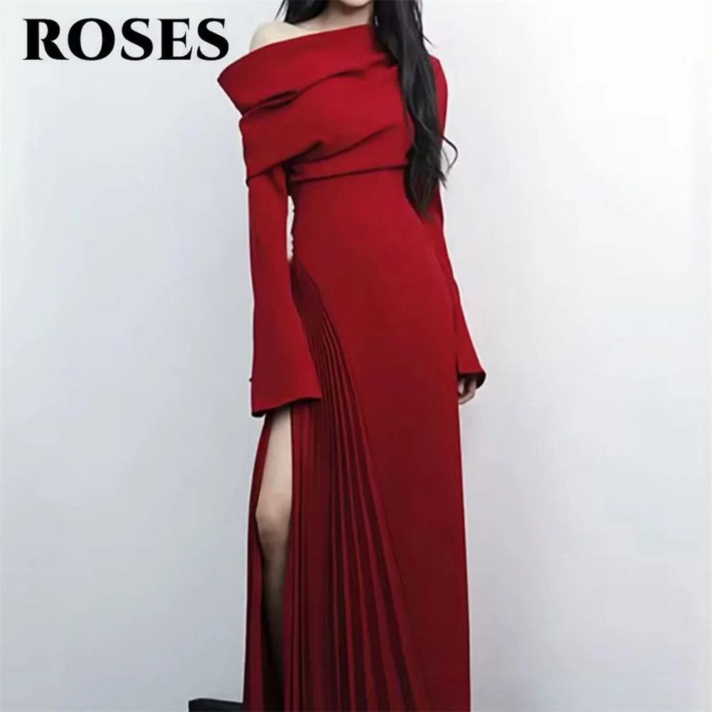ROSES Красное платье русалки для выпускного вечера с открытыми плечами Платье знаменитости с пятнами Женское вечернее платье со складками Вечернее платье с разрезом по индивидуальному заказу
ROSES Красное платье русалки для выпускного вечера с открытыми плечами Платье знаменитости с пятнами Женское вечернее платье со складками Вечернее платье с разрезом по индивидуальному заказу