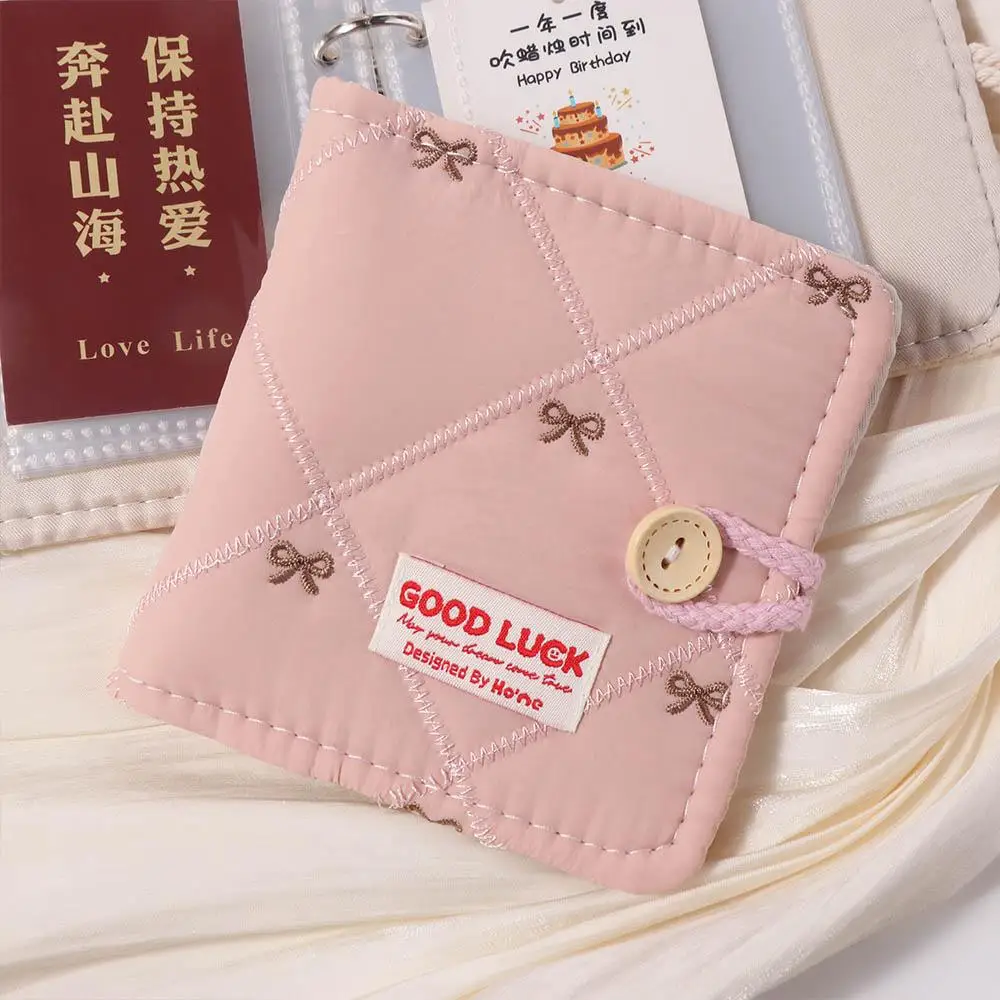 Soft Embroidered Photocard Holder Bow Cloth Idol Card Display Protector 3in ID Photo Picture Card Protective Case Student
Soft Embroidered Photocard Holder Bow Cloth Idol Card Display Protector 3in ID Photo Picture Card Protective Case Student