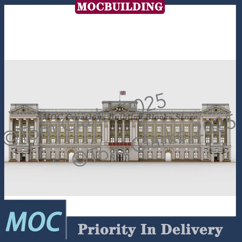 15418P Модель фасада Букингемского дворца, строительные блоки, коллекция классической архитектуры, игрушки, подарки
15418P Модель фасада Букингемского дворца, строительные блоки, коллекция классической архитектуры, игрушки, подарки
