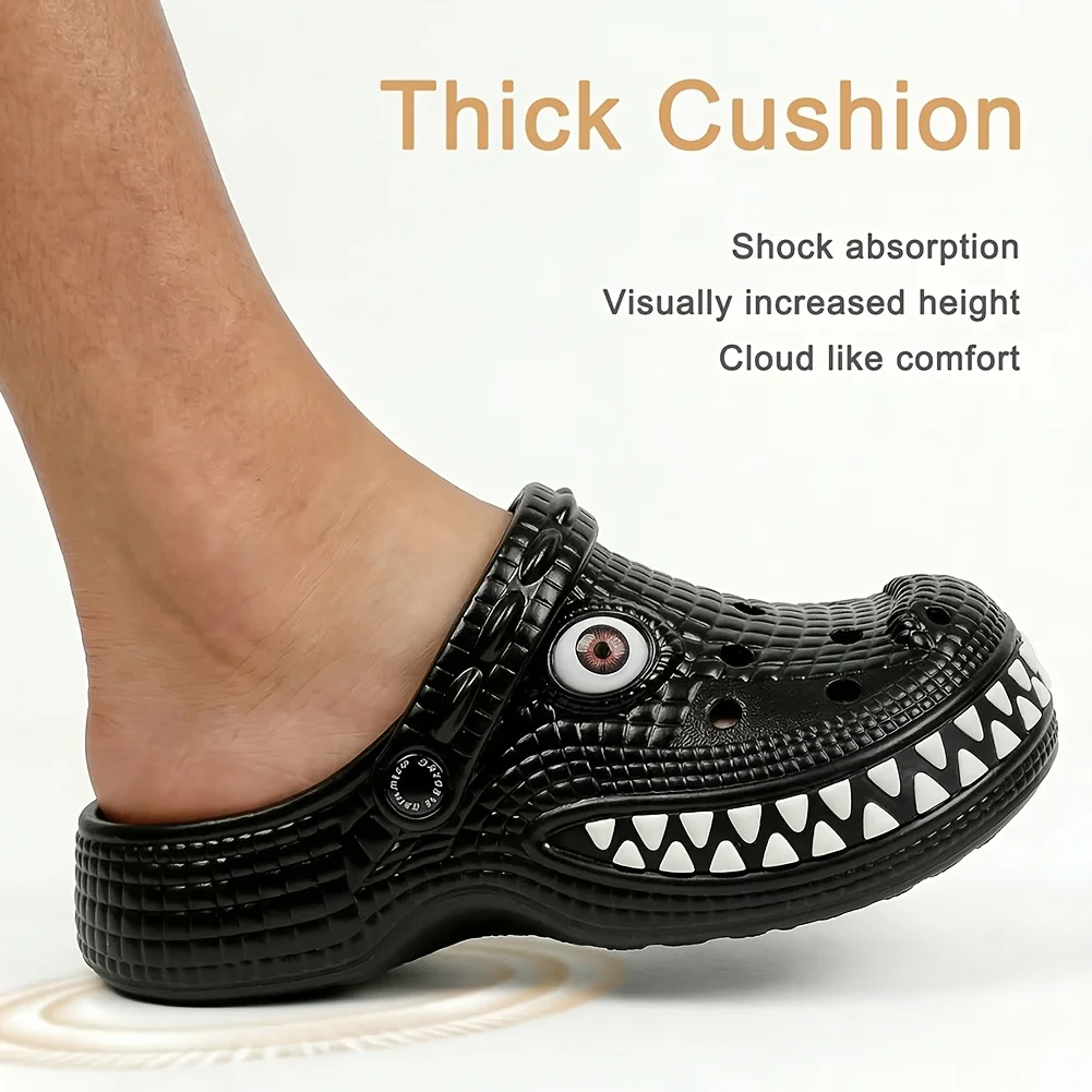 Cartoon Crocodile Clogs Men Women Summer thick Sandals Non Slip Breathable EVA Garden Shoes Indoor Outdoor Casual Funny Slippers
Cartoon Crocodile Clogs Men Women Summer thick Sandals Non Slip Breathable EVA Garden Shoes Indoor Outdoor Casual Funny Slippers