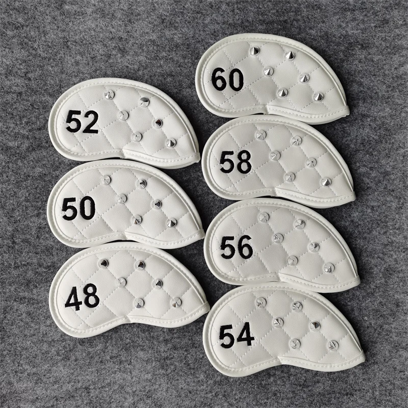 Rivets Golf Club Head Cover Sand Wedges Head Cover 48 - 60 Deg Golf Accessories
Rivets Golf Club Head Cover Sand Wedges Head Cover 48 - 60 Deg Golf Accessories