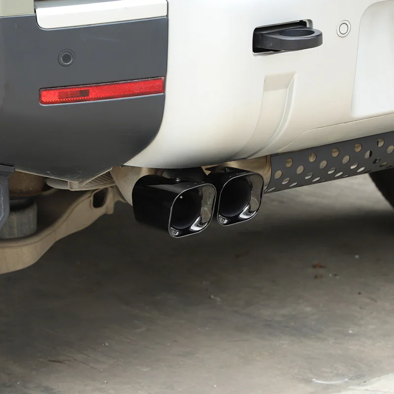 For 2020-2022 Land Rover Defender Stainless Steel Car muffler tail pipe double air outlet appearance modeling accessories
For 2020-2022 Land Rover Defender Stainless Steel Car muffler tail pipe double air outlet appearance modeling accessories