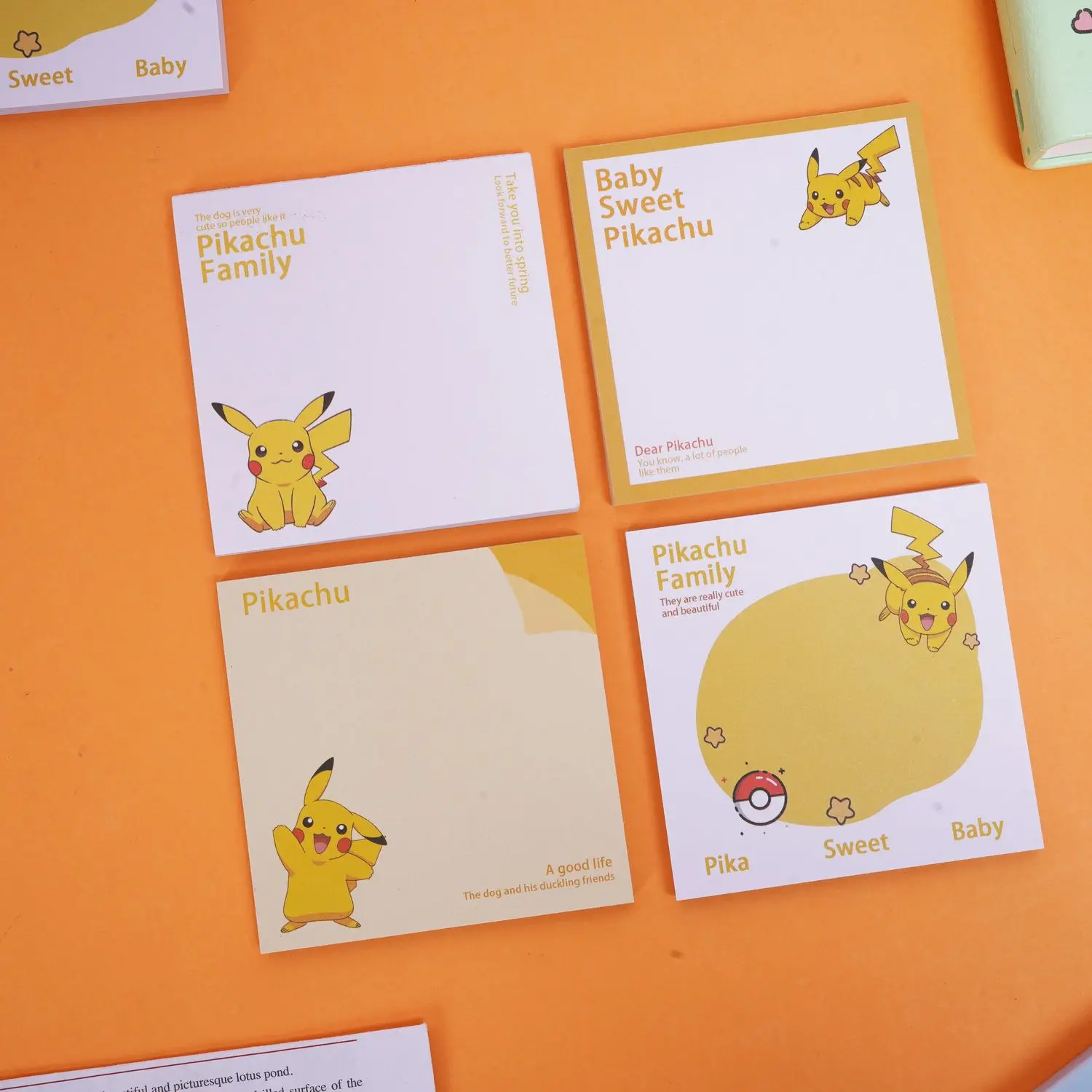 Pokémon notepad, non-sticky small notebook, tearable, high-appearance-value, trendy cartoon, cute, essential for students' study
Pokémon notepad, non-sticky small notebook, tearable, high-appearance-value, trendy cartoon, cute, essential for students' study
