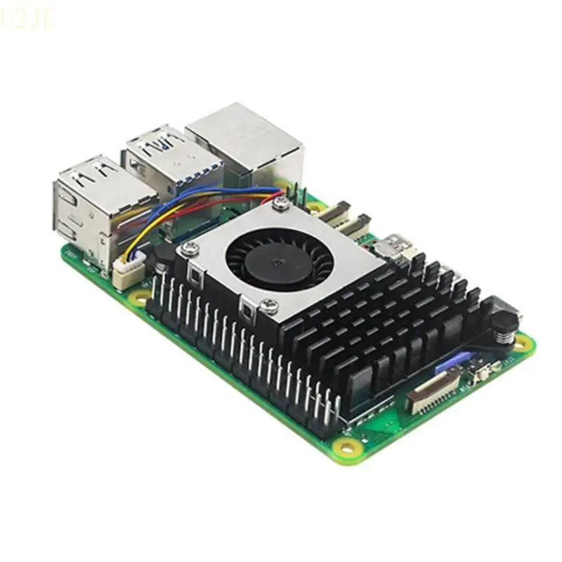 U2JE For RPI5 Cooling Radiator Active Cooling Fan and Aluminum Heatsink Efficient
U2JE For RPI5 Cooling Radiator Active Cooling Fan and Aluminum Heatsink Efficient