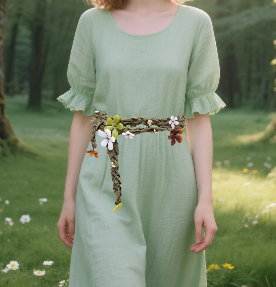 Forest-style hand-woven resin multi-layer large flower waist chain necklace for women dual-purpose summer beach vacation style
Forest-style hand-woven resin multi-layer large flower waist chain necklace for women dual-purpose summer beach vacation style